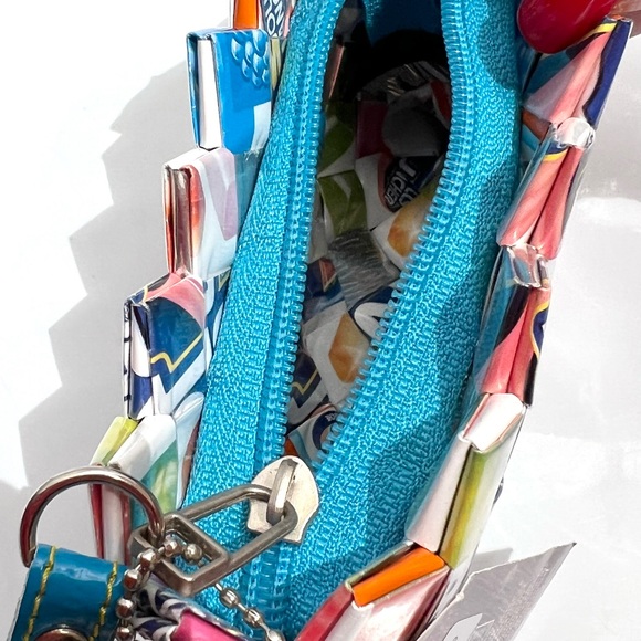 Nahui Ollin Hershey’s Jolly Rancher Candy Wrapper Wristlet NEW - Picture 3 of 9